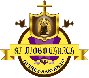 St. Diogo Church, Guirim Sangolda Logo